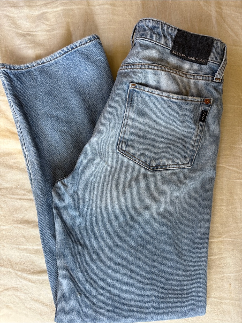 Anthropologie Modern America Jeans — Button Fly, Light Wash
